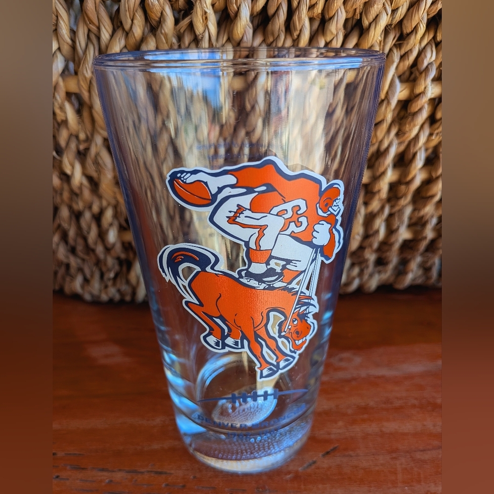 Vintage Denver Broncos Arby's Collector Glass 1962-1967